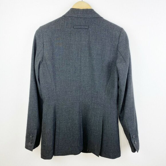 Robert Rodriguez Blazer Womens Size 6 Dark Gray 2 Button Jacket Career Work - Picture 3 of 5